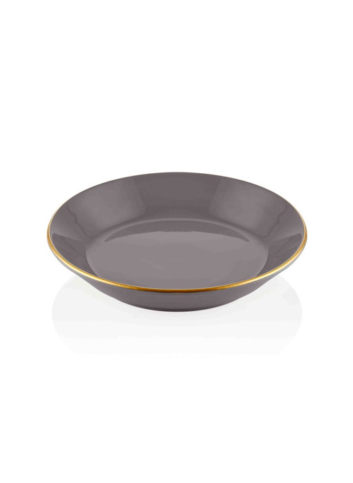 Hermia Juego de platos BSC0024, Gris, 6 piezas